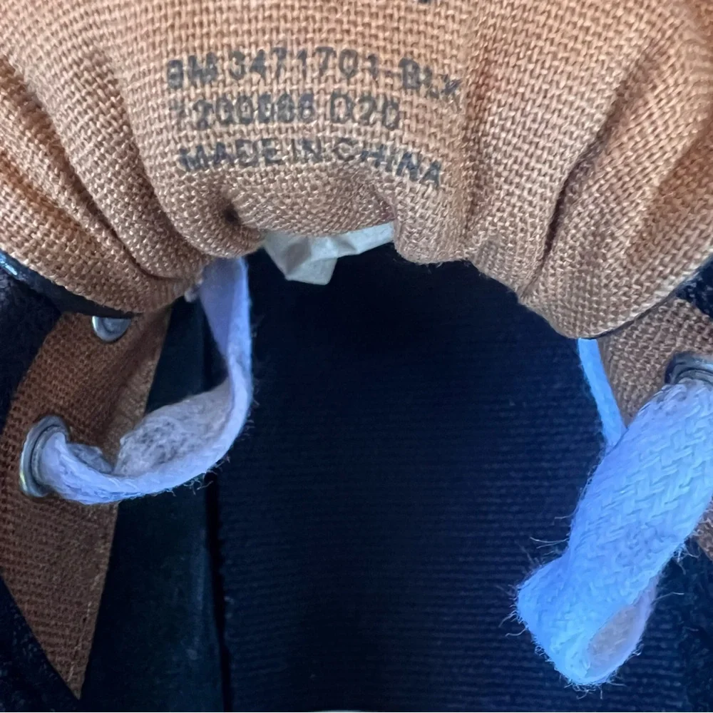 FRYE Gia Leather Platform Women’s Sneakers Sz 9 M Low Top Black Lace Up Casual - Picture 6 of 13